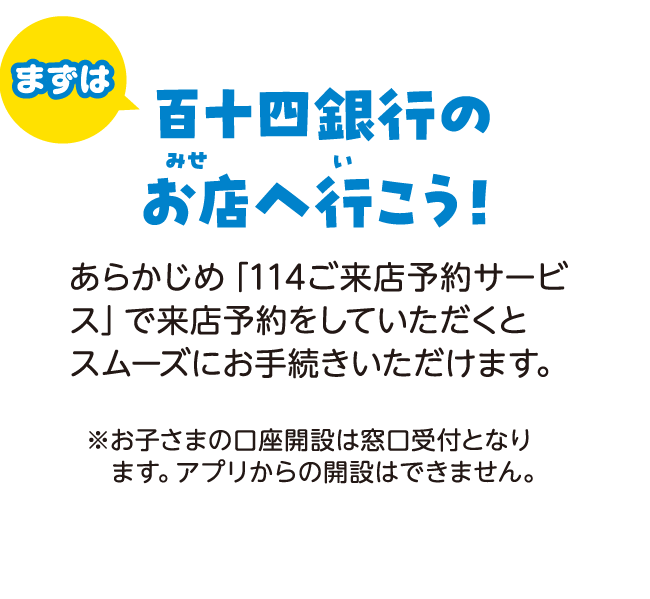 百十四銀行のお店へ行こう！